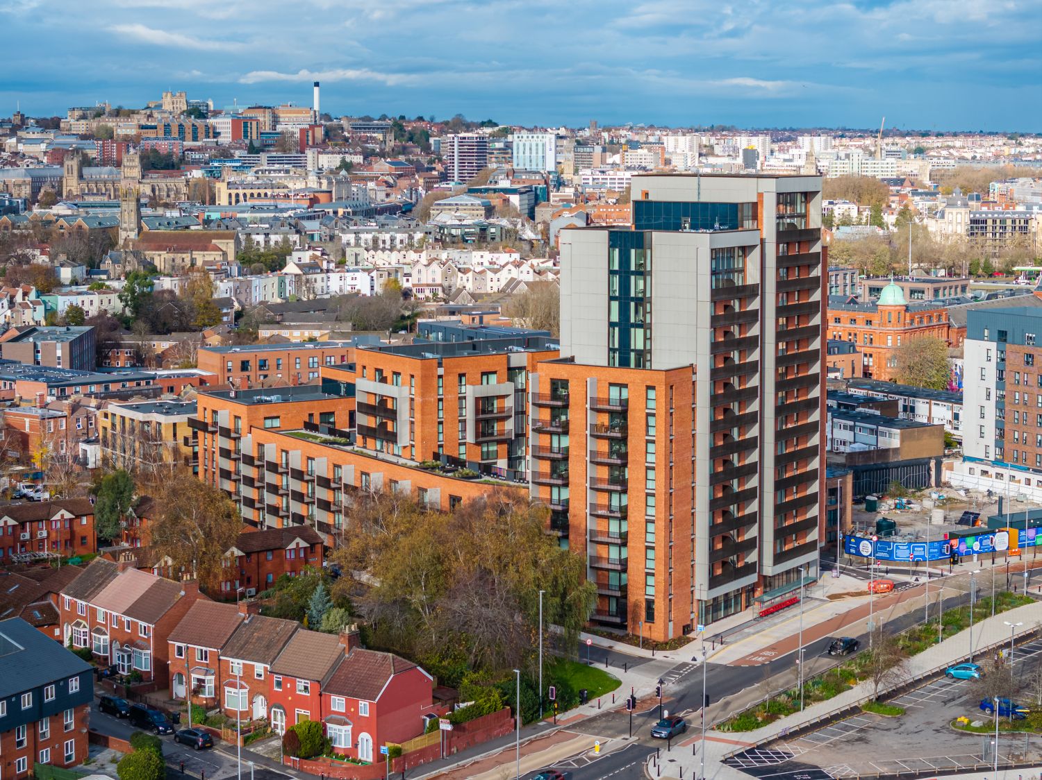 Drone photography for facades construction company Bristol