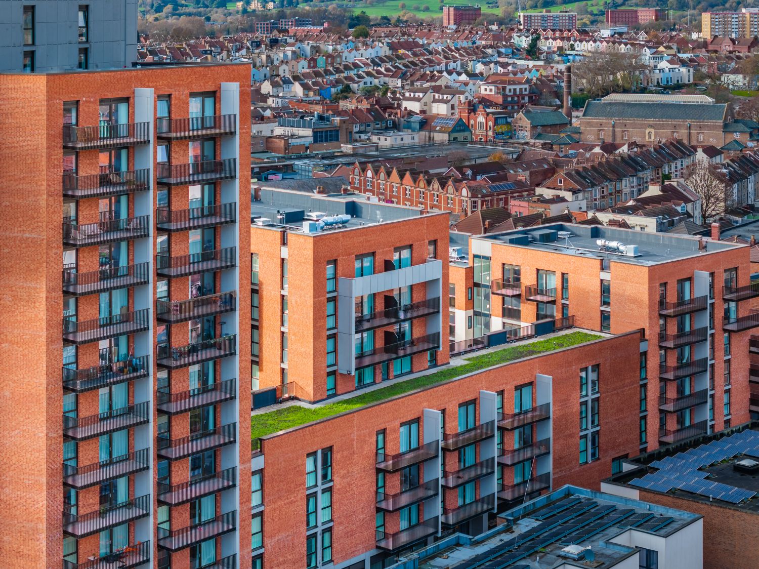 architectural fins detail drone photography bristol
