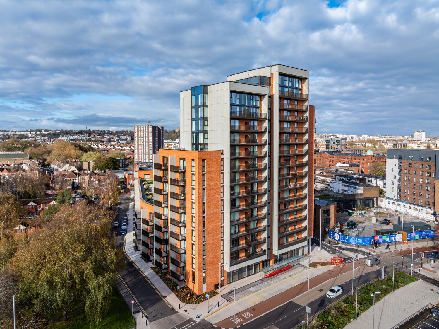 bristol skyline drone photo bedminster green
