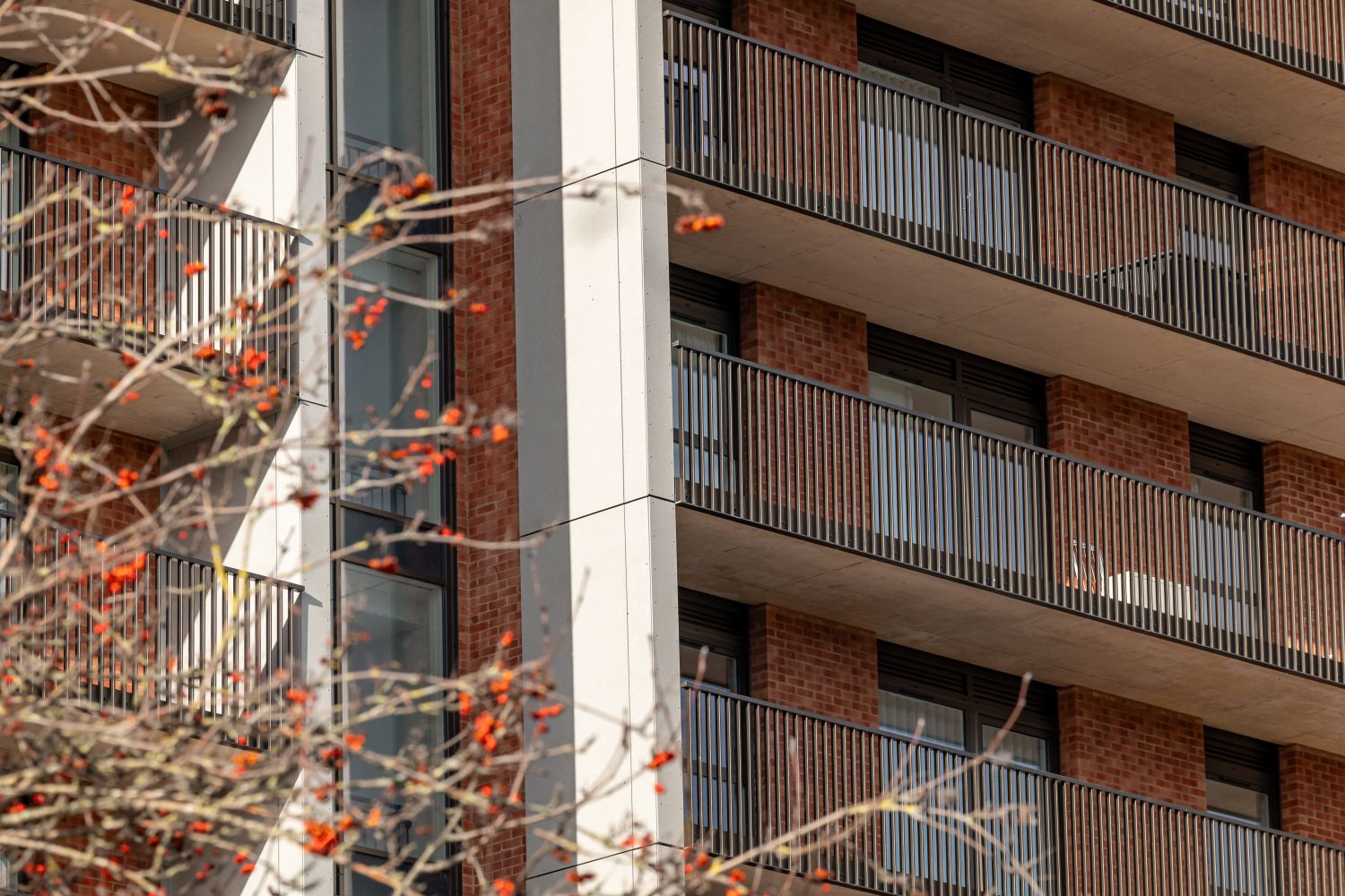 Photography of architectural fins on Bristol building