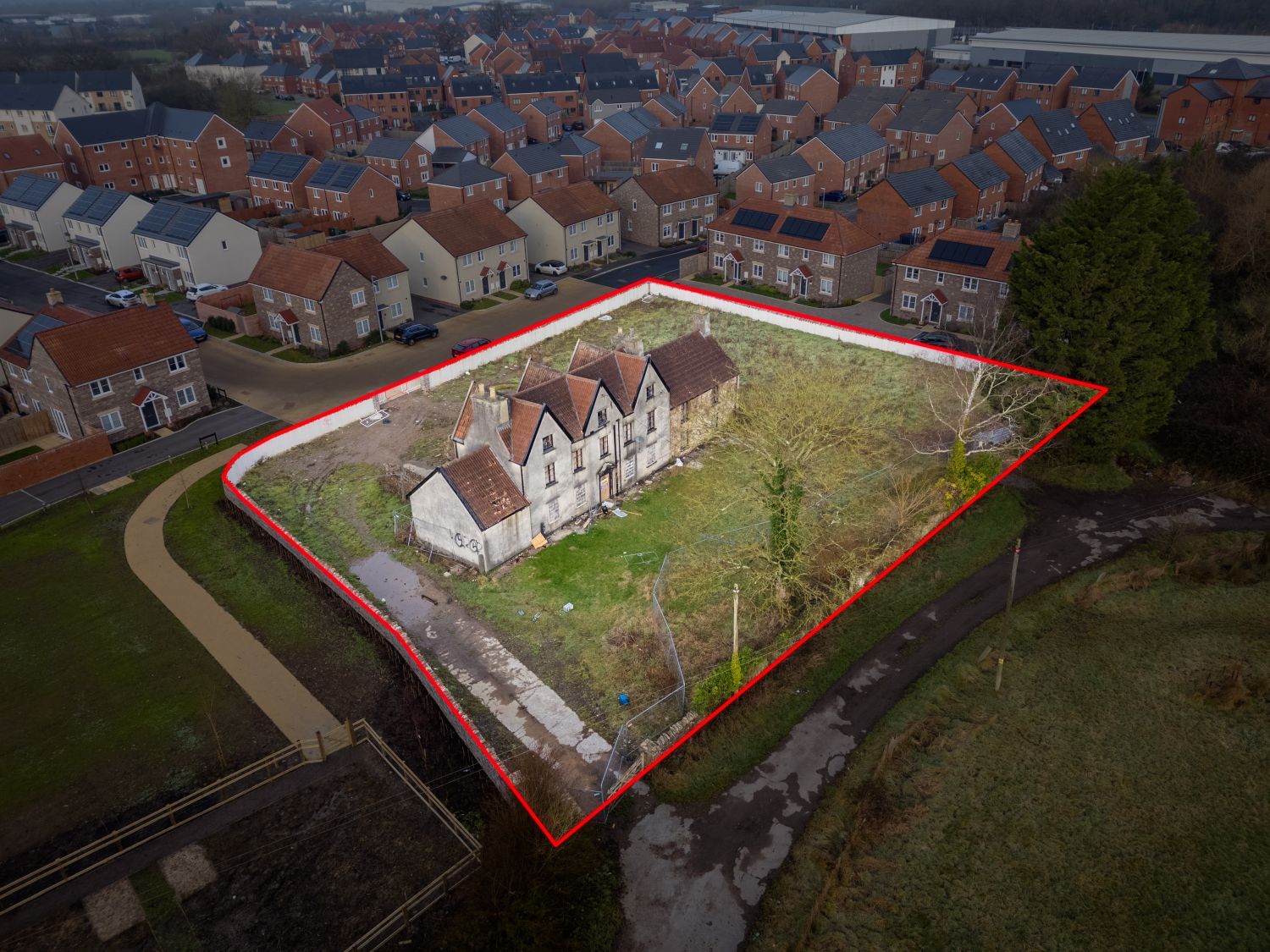 Drone photography for property Emersons Green, Bristol